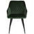 Spisebordssæt - Aura plankebord 200 cm røget eg + 6 x Carlo spisebordsstole mørkegrøn velour (Forberedt til Tillægsplader)