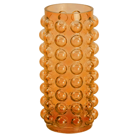 Bea glasvase ravfarvet 23 cm