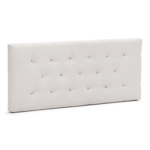Nia sengegavl 180x63 cm i beige tekstil