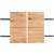 Susan -  tillægsplade med split (2 stk.) til plankebord - Olieret egetræ