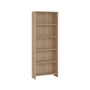 Maddie reol med 5 hylder i eg 175,5x66x25,5 cm