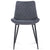 Elisa - spisebordsstol i grå velour. Lille hul (OU5557)