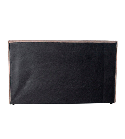 Elliot sengeramme med opbevaring 180x200 cm i sand tekstil