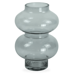 Gaia glasvase røget 21 cm