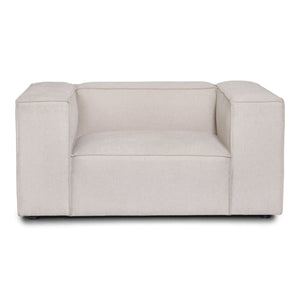 Hailey lænestol i beige L: 136 X D: 100 X H: 64 Cm