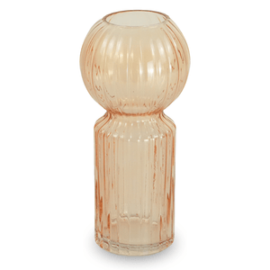 Hera glasvase ravfarvet 23 cm