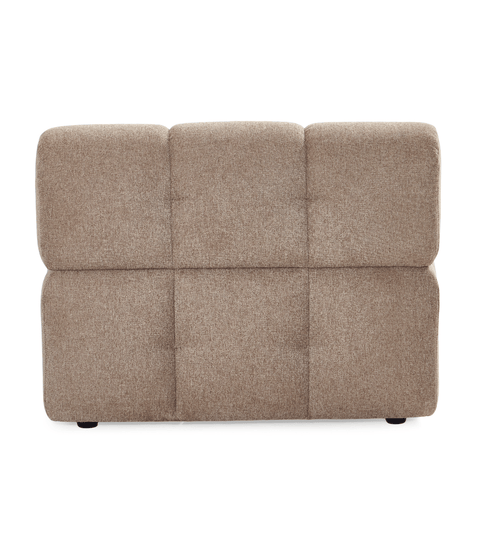Lilie højre modul i sand - L: 95 x D: 95 x H: 64 cm