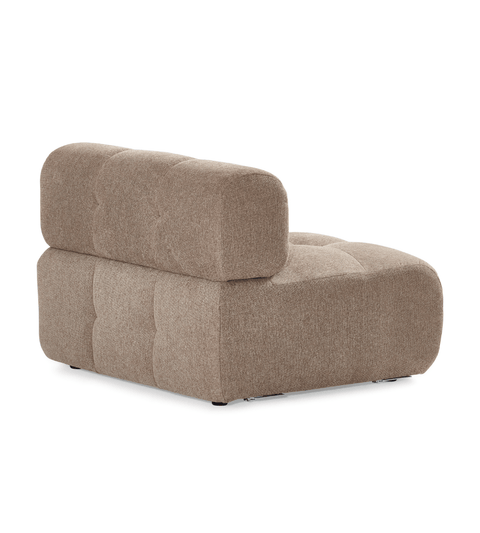 Lilie højre modul i sand - L: 95 x D: 95 x H: 64 cm