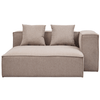 Hailey højre chaiselong modul i sand L: 147 X D: 148 X H: 65 cm