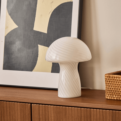 Ida Mushroom LED lampe hvid 24 cm