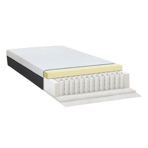 Jacob springmadras 140x200x20 cm med pocketfjedre - Premium