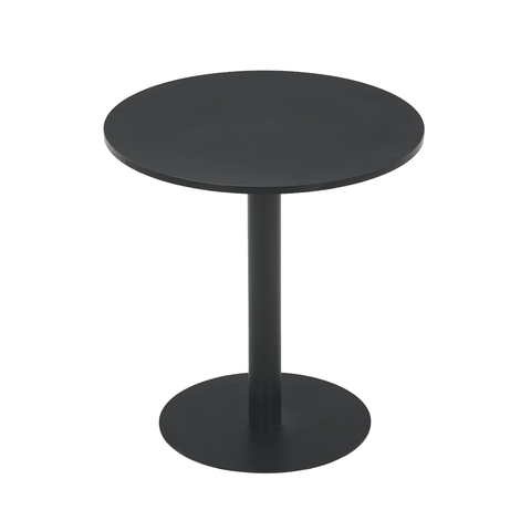 Lara sort rundt cafebord Ø70 cm