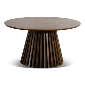 Lewis sofabord Ø90 cm i røget eg