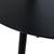 Linus Ovalt spisebord med udtræk 120/160/200 cm Sort/Sort Inkl. 2 tillægsplader - Mindre fejl (OUB4557)