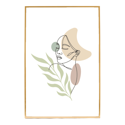Lyra Billedramme 60x90 cm guld