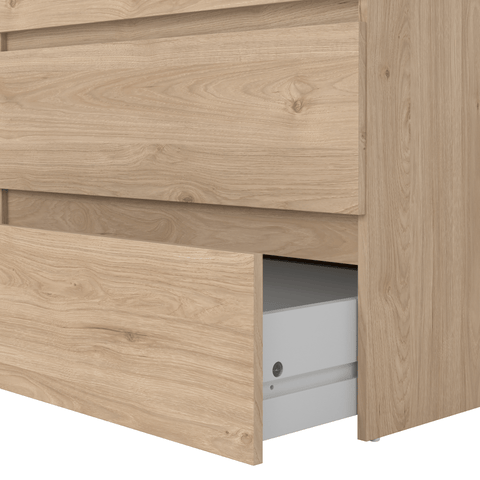 Maise kommode  H:70 x B:70 x D:41 cm med 3 skuffer i egelook