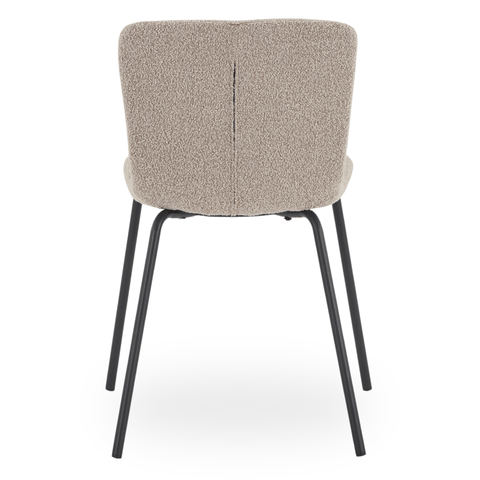 Miley spisebordsstol i beige boucle