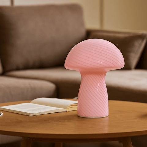 Ida Mushroom LED lampe lyserød 24 cm