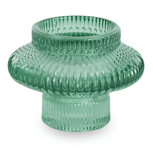 Nala glas lysestage grøn 6 cm