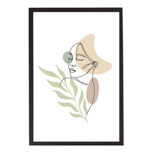 Paloma billedramme 60x90 cm sort