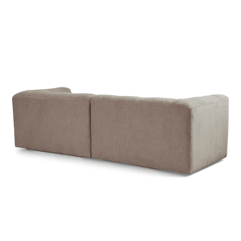 Poppy chaiselong bubble sofa sand - venstrevendt