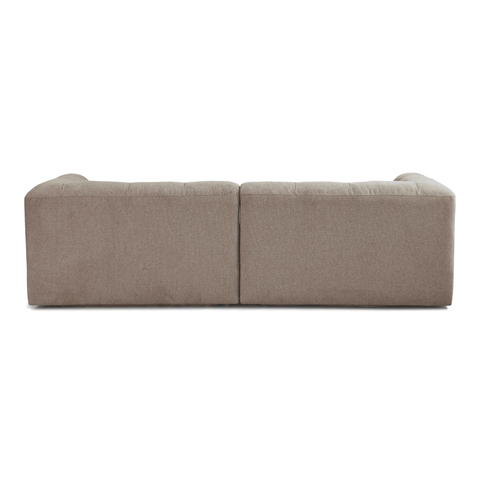 Poppy chaiselong bubble sofa sand - venstrevendt