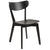 Roxby spisebordsstol - Træstol i sort egetræ - Mindre fejl (OU5043)