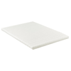 Henry hvid topmadras i PU-skum 140x200x4 cm