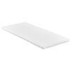 Premium Aksel hvid topmadras i memoryskum 90x200x7 cm