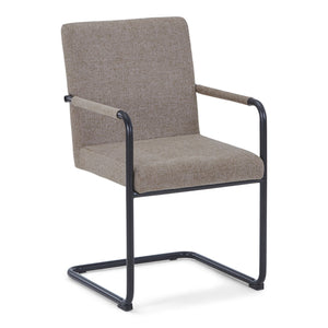 Tessa spisebordsstol i sand tekstil