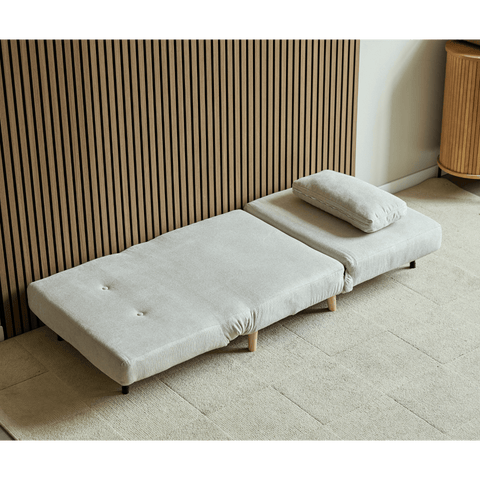 Thalia foldbar sovesofa beige tekstil