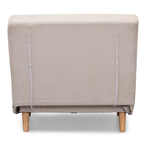 Thalia foldbar sovesofa beige tekstil