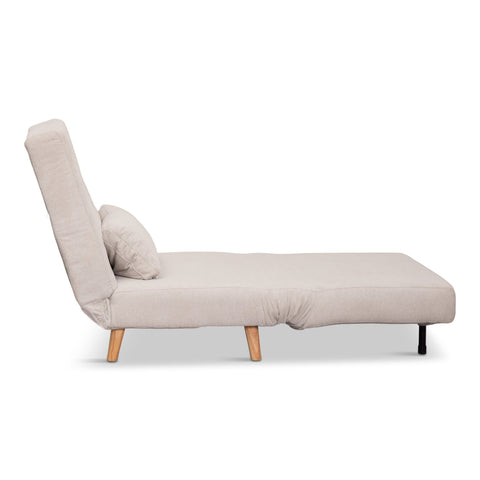 Thalia foldbar sovesofa beige tekstil