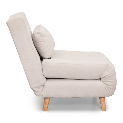 Thalia foldbar sovesofa beige tekstil