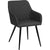 Thor spisebordsstol - Mørkegrå kunstlæder med armlæn - Brudt emballage (OU4547)