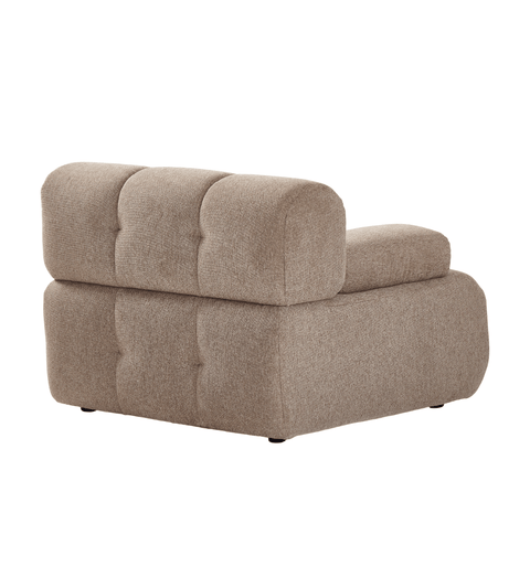 Lilie venstre modul i sand - L: 95 x D: 95 x H: 64 cm