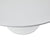 Zander - Rundt hvidt spisebord med trompetfod - Ø100 cm - Brudt emballage (OU4296)
