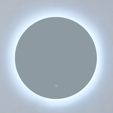 Zola rundt spejl med LED lys 80 cm