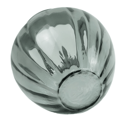 Bati glas vase i grå 27 cm