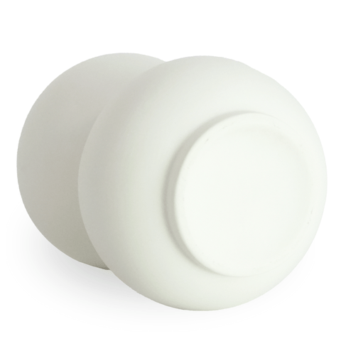 Becca bobleform keramik vase hvid 21 cm