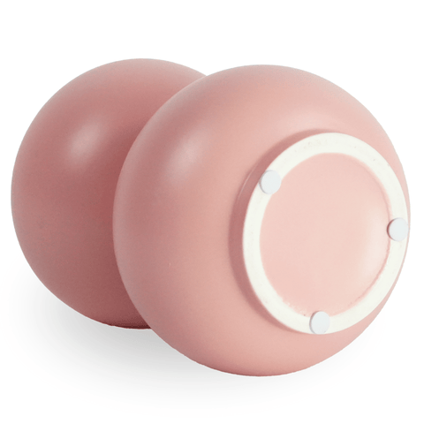Becca bobleform keramik vase lyserød 21 cm
