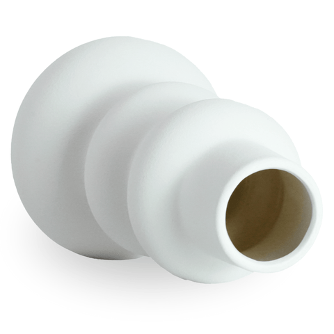 Billie keramik vase hvid 24 cm