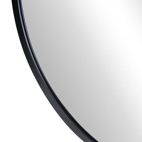 Julia Rundt Spejl Med sort Ramme Ø50 cm