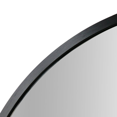 Julia Rundt Spejl Med sort Ramme Ø50 cm
