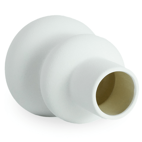 Bliss keramik vase hvid 19,5 cm