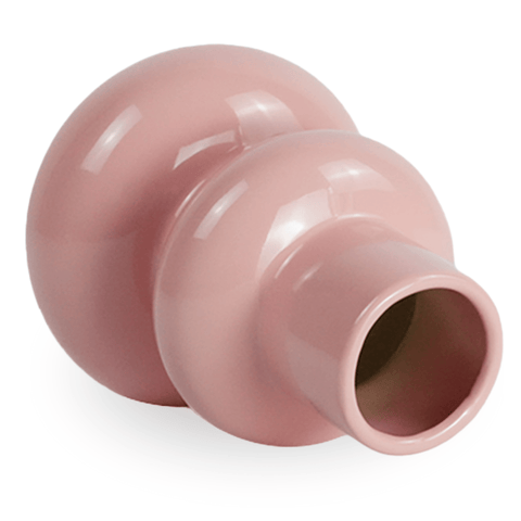 Bliss keramik vase lyserød 19,5 cm