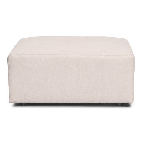 Emilia puf i beige L: 79 X D: 79 X H: 39 cm