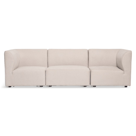 Emilia modulsofa i beige med 3 moduler L: 243 x D: 79 cm x H: 72 cm