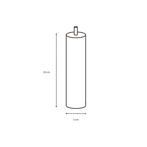 Eric sengeben i træ 20x5 cm (4 stk.)