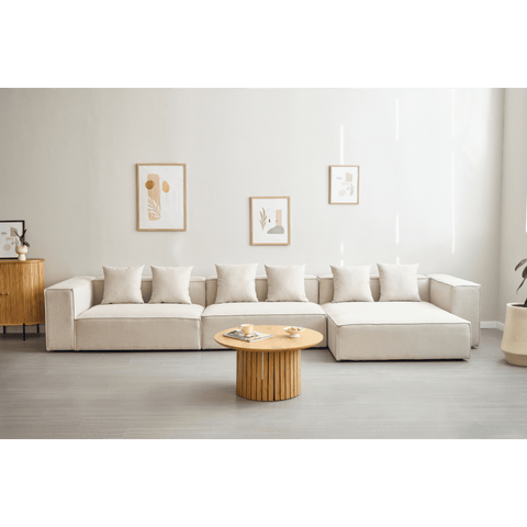 Hailey - Modulsofa I Beige Med 3 Moduler L: 415 X D: 100 X H: 65 cm
